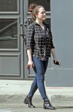 KAT DENNINGS Out and About in West Hollywood 10/17/2015