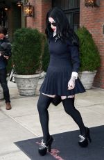 KAT VON D Leaves Her Hotel in New York 10/01/2015