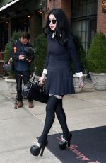 KAT VON D Leaves Her Hotel in New York 10/01/2015