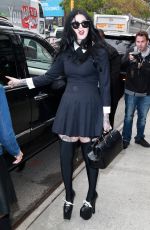 KAT VON D Leaves Her Hotel in New York 10/01/2015