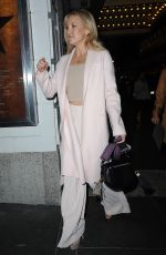 KATE HUDSON Arrives at Hamilton Broadway Play in New York 10/17/2015