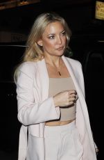 KATE HUDSON Arrives at Hamilton Broadway Play in New York 10/17/2015