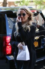 KATE HUDSON Arrives at Her Hotel in New York 10/20/2015