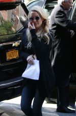 KATE HUDSON Arrives at Her Hotel in New York 10/20/2015
