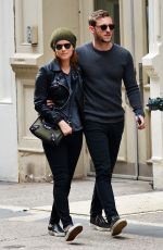 KATE MARA and Jamie Bell Out in New York 10/22/2015