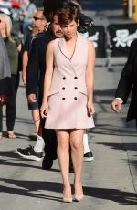KATE MARA Arrives at Jimmt Kimmel Live! in Hollywood 10/01/2015