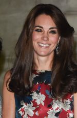 KATE MIDDLETON Arrives at  V&A Museum in London 10/27/2015