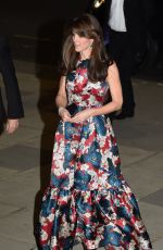 KATE MIDDLETON Arrives at  V&A Museum in London 10/27/2015