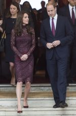 KATE MUDDLETON During the Chinese State Visit in London 10/21/2015