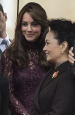 KATE MUDDLETON During the Chinese State Visit in London 10/21/2015
