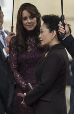 KATE MUDDLETON During the Chinese State Visit in London 10/21/2015