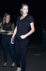 KATE UPTON Arrives at Nobu Restaurant in Los Angeles 10/05/2015