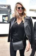 KATE UPTON at LAX Airport in Los Angeles 10/27/2015