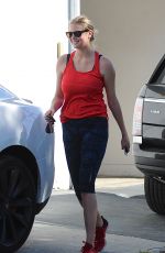 KATE UPTON in Leggings Arrives at a Gym in West Hollywood 10/26/2015