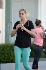KATE UPTON Leaves a Gym in West Hollywood 10/07/2015