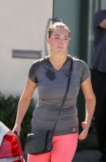 KATE UPTON Leves a Gym in West Hollywood 10/20/2015