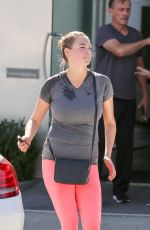 KATE UPTON Leves a Gym in West Hollywood 10/20/2015