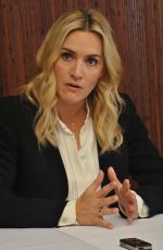 KATE WINSLET at Steve Jobs Movie Press Conference 10/03/2015