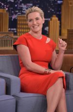 KATE WINSLET at Tonight Show with Jimmy Fallon 10/07/2015