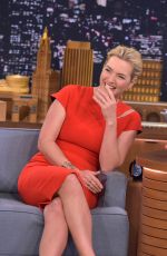 KATE WINSLET at Tonight Show with Jimmy Fallon 10/07/2015