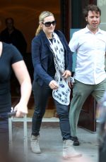 KATE WINSLET Heading to JFK Airport in New York 10/08/2015