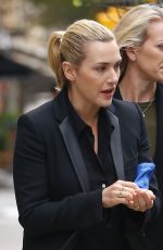 KATE WINSLET Leaves Her Hotel in New York 10/05/2015