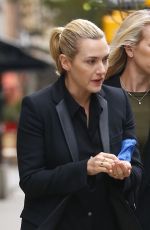 KATE WINSLET Leaves Her Hotel in New York 10/05/2015