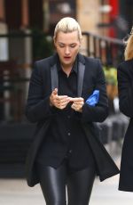 KATE WINSLET Leaves Her Hotel in New York 10/05/2015