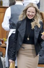 KATHERINE HEIGL on the Set of Doubt in New York 10/14/2015