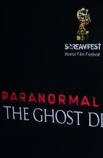 KATHRYN NEWTON at Paranormal Activity: The Ghost Dimension Screening in Hollywood 10/22/2015