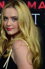 KATHRYN NEWTON at Paranormal Activity: The Ghost Dimension Screening in Hollywood 10/22/2015