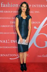 KATIE HOLMES at 2015 Fashion Group International Night of Stars Gala in New York 10/22/2015