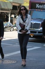 KATIE HOLMES Out and About in New York 10/26/2015