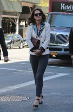 KATIE HOLMES Out and About in New York 10/26/2015