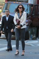 KATIE HOLMES Out and About in New York 10/26/2015