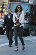 KATIE HOLMES Out and About in New York 10/26/2015