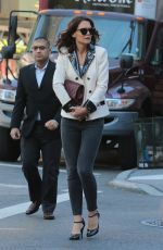 KATIE HOLMES Out and About in New York 10/26/2015