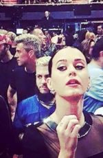 KATY PERRY at Madonna Concert in California 10/27/2015
