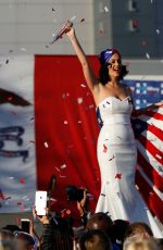 KATY PERRY at Rally for Hilary Clinton Campaign