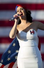 KATY PERRY at Rally for Hilary Clinton Campaign