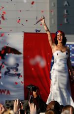 KATY PERRY at Rally for Hilary Clinton Campaign