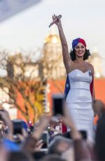 KATY PERRY at Rally for Hilary Clinton Campaign