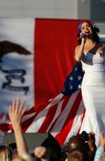 KATY PERRY at Rally for Hilary Clinton Campaign