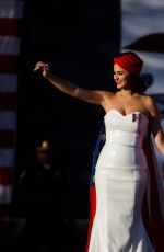 KATY PERRY at Rally for Hilary Clinton Campaign