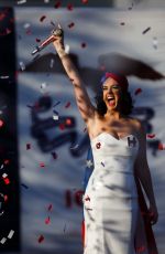 KATY PERRY at Rally for Hilary Clinton Campaign