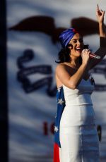 KATY PERRY at Rally for Hilary Clinton Campaign