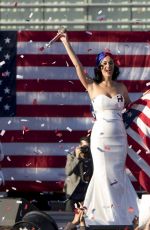 KATY PERRY at Rally for Hilary Clinton Campaign