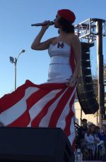 KATY PERRY at Rally for Hilary Clinton Campaign