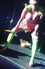 KATY PERRY Performs at Prismatic Concert in San Juan 10/12/2015