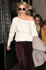 KAYE HUDSON Leaves Her Hotel in New York 10/15/2015